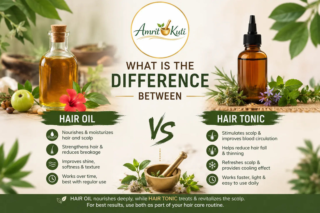 What is the difference between Hair Oil and hair tonic?
