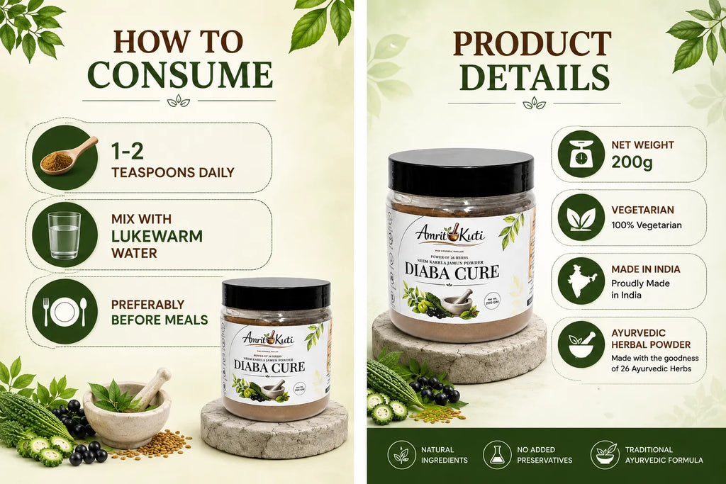 How To Consume Amrit Kuti Diaba Cure Powder